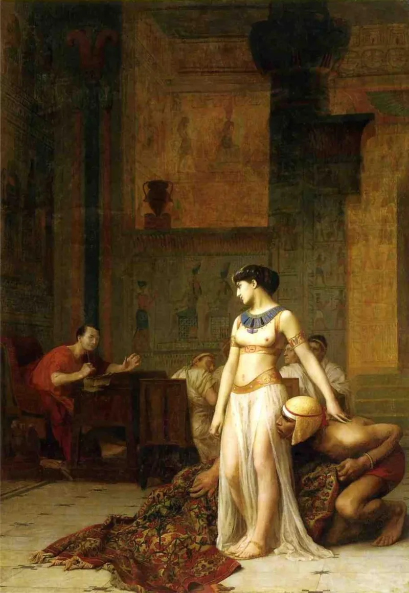 Cleopatra and Caesar — Jean-Léon Gérôme, 1866