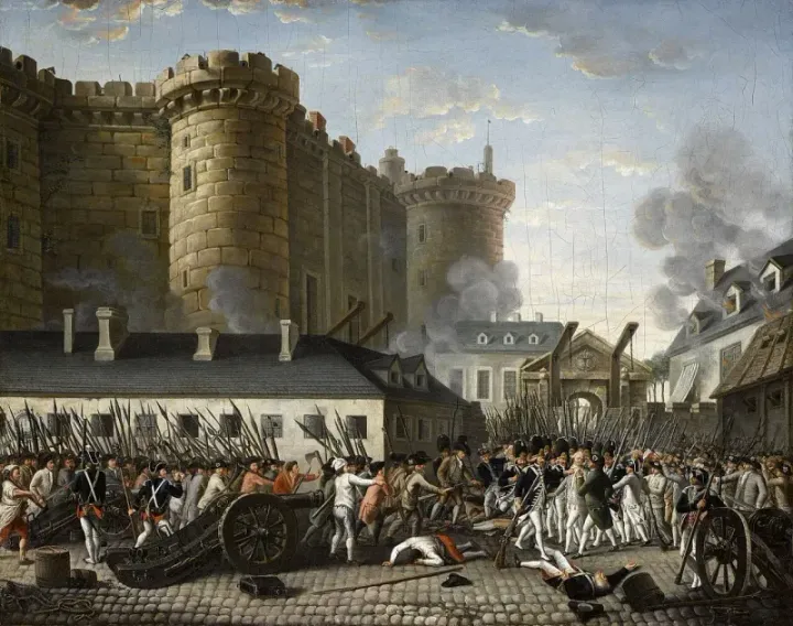 The storming of the Bastille, July 14, 1789