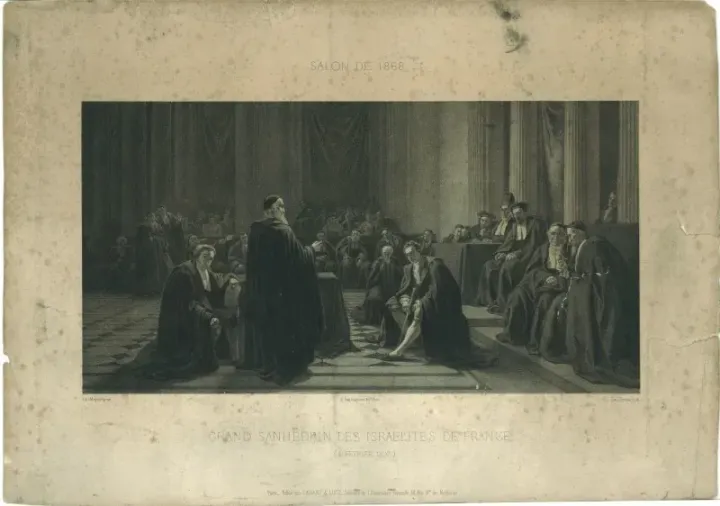 The Grand Sanhedrin — Edouard Moyse, 1868