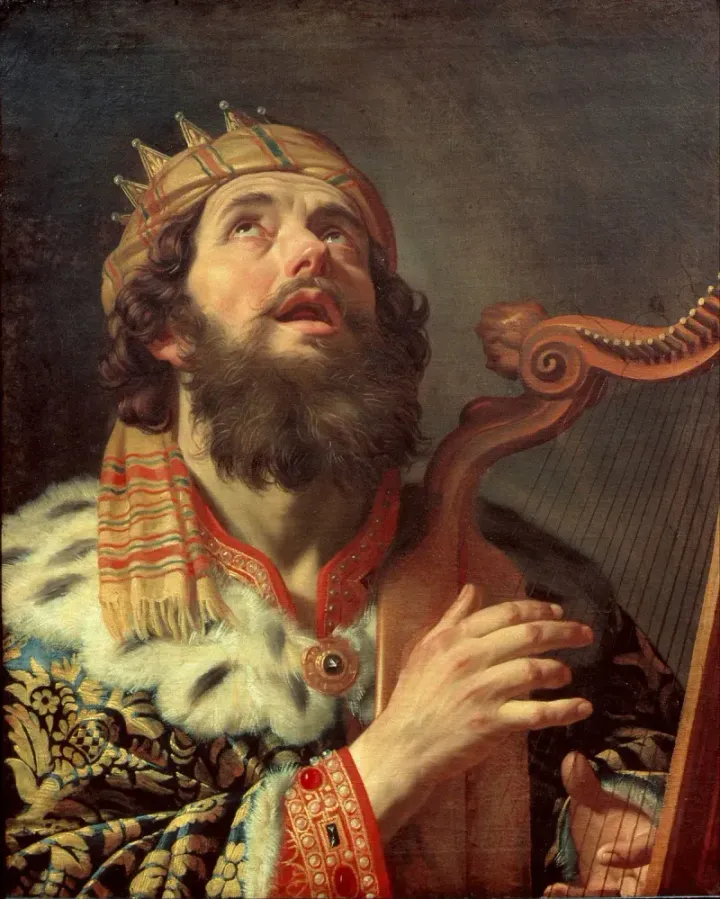 King David — Gerard van Honthorst, 1622