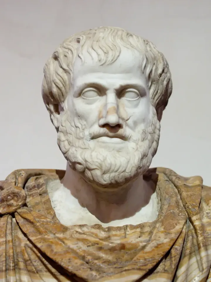 Marble bust of Aristotle, Roman copy after Lysippos, Palazzo Altemps, Rome