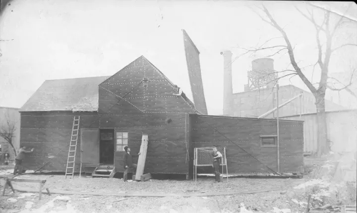 Edison's Black Maria — the world's first motion picture studio, West Orange, New Jersey