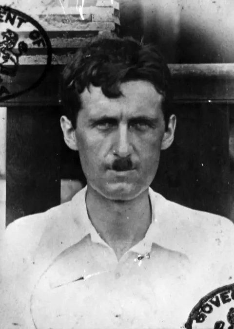 George Orwell (as Eric Blair), passport photograph from his Burma years, c. 1922–1927