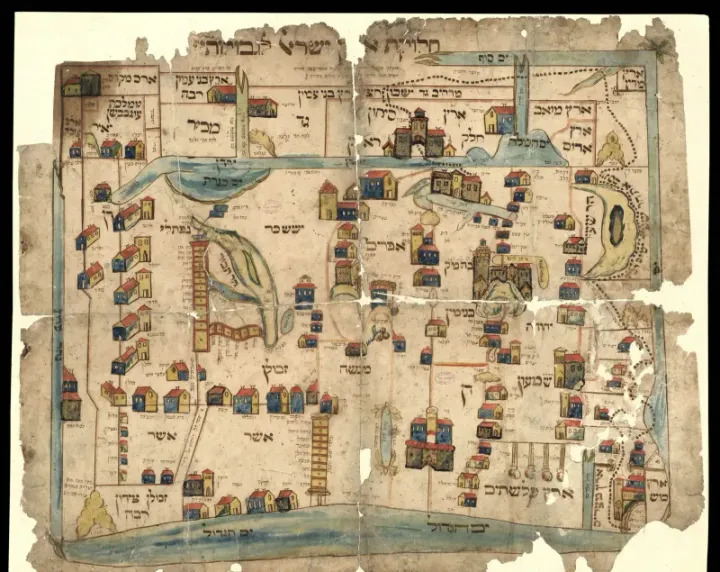 A map of the Jewish communities of Lithuania and Poland in the eighteenth century