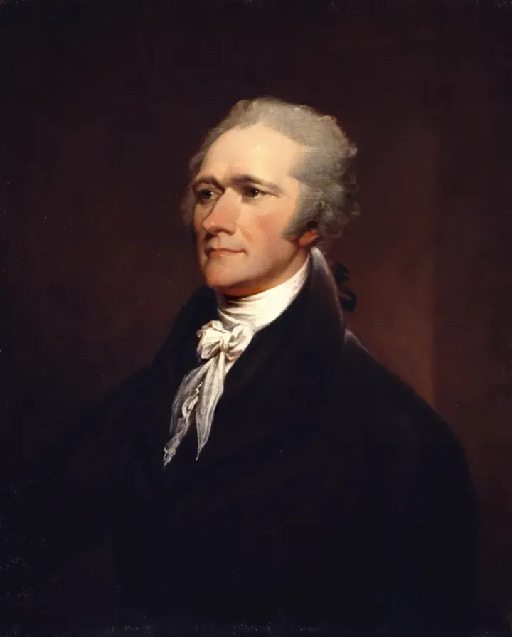 Portrait of Alexander Hamilton by John Trumbull, the Caribbean orphan who wrote his way to America