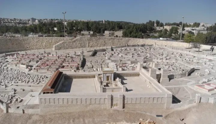 Model of the Second Temple and Jerusalem — Holyland Model, Israel Museum