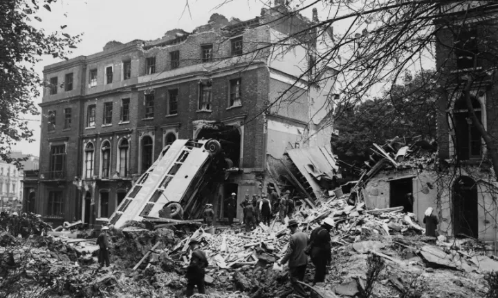 London during the Blitz, September 1940