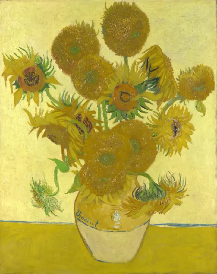 Sunflowers by Vincent van Gogh, 1888 — National Gallery, London