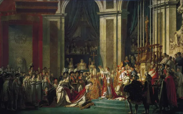 The Coronation of Napoleon — Jacques-Louis David, 1805–1807