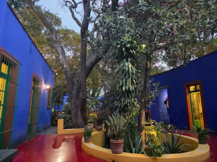 Casa Azul, the Blue House in Coyoacán where Frida Kahlo was born and died