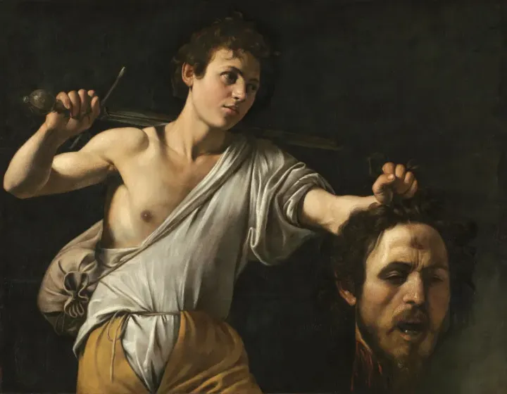 David with the Head of Goliath — Caravaggio, c. 1607