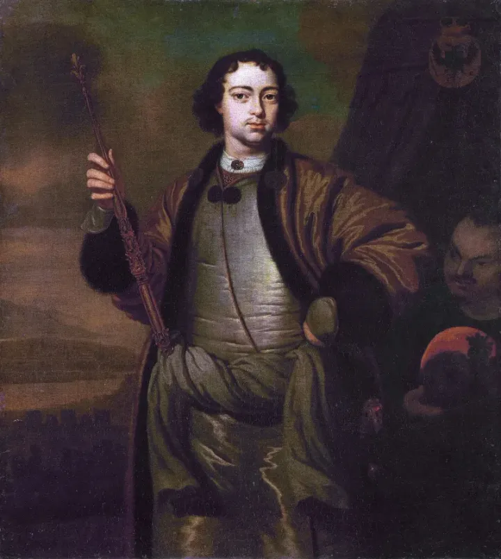 Portrait of Peter the Great — Pieter van der Werff, c. 1697