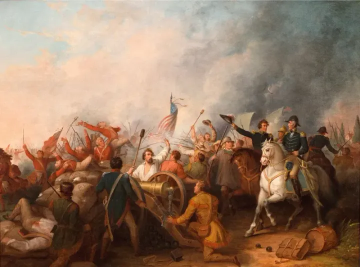 The Battle of New Orleans — Dennis Malone Carter, 1856