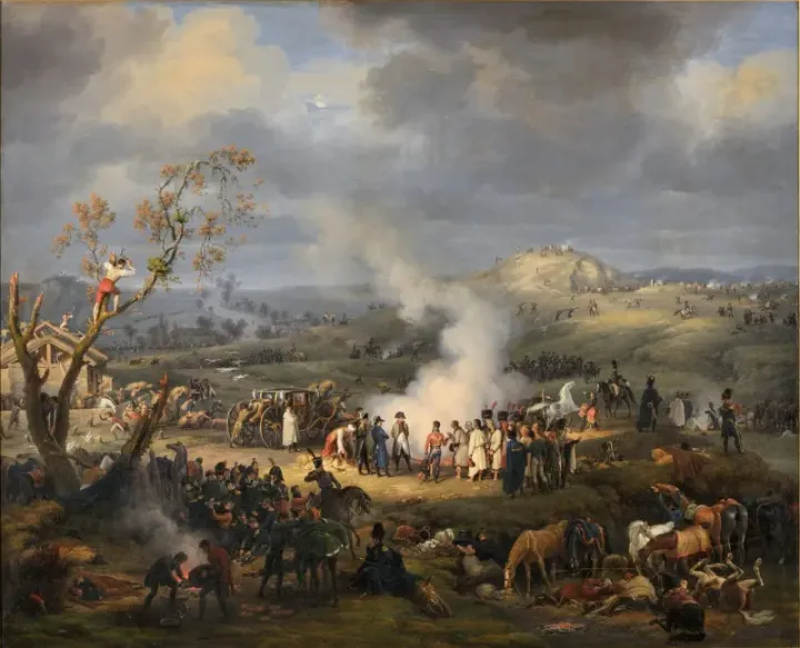 The Battle of Austerlitz, 2 December 1805 — painting by Louis-François Lejeune