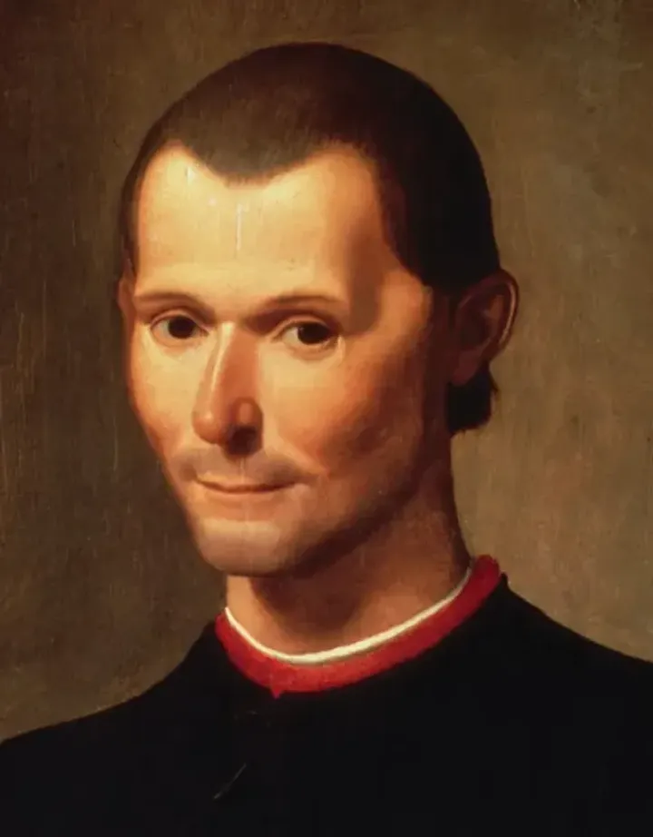 Portrait of Niccolò Machiavelli by Santi di Tito, Palazzo Vecchio, Florence