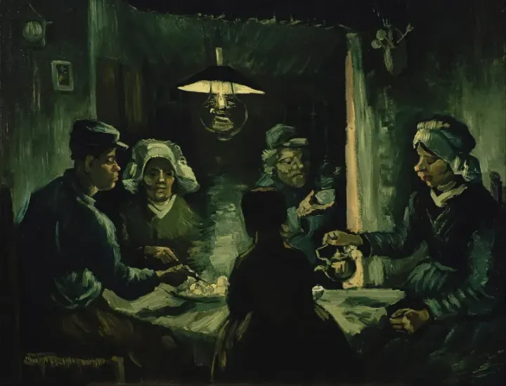 The Potato Eaters by Vincent van Gogh, April–May 1885