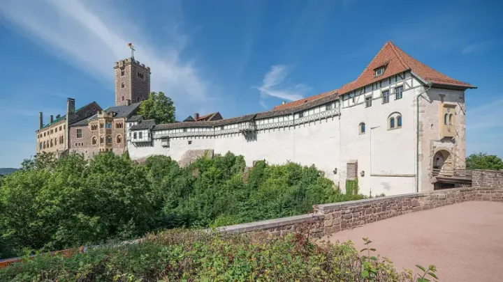 Wartburg Castle in Eisenach, where Luther translated the New Testament