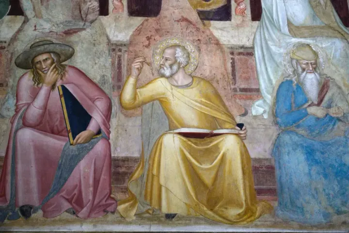 The Triumph of Saint Thomas Aquinas, Sacred Sciences — Andrea di Bonaiuto, Santa Maria Novella, Florence, 1365–67