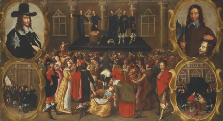 The Execution of Charles I, 1649