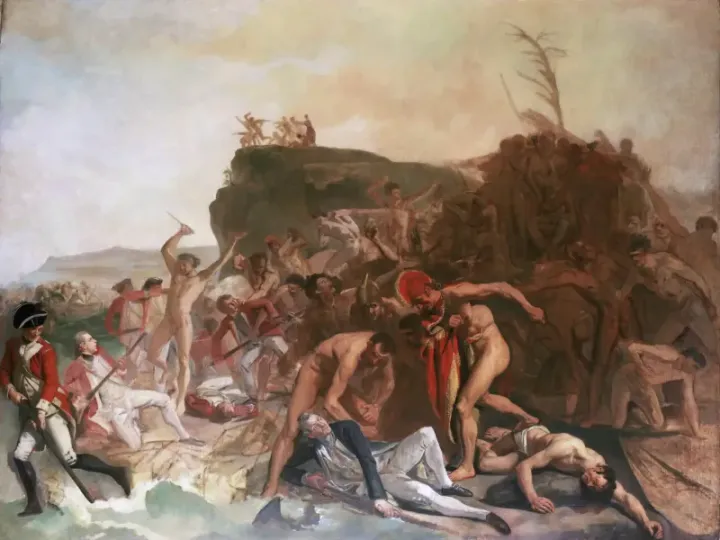 The Death of Captain Cook — Johann Zoffany, c. 1795