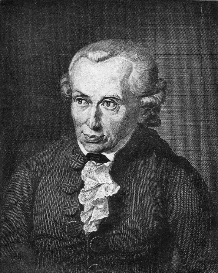 Bust portrait of Immanuel Kant, the philosopher of Königsberg