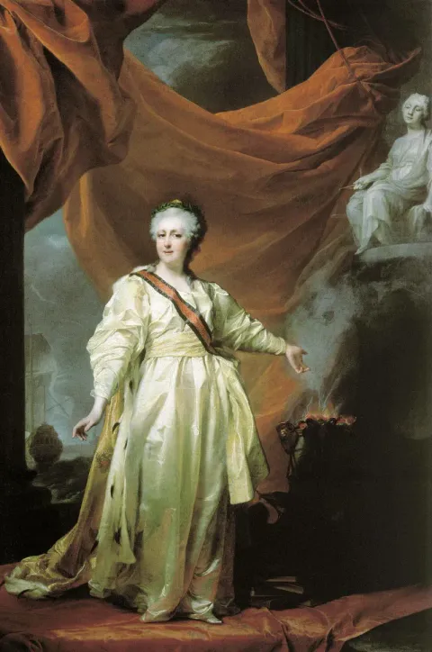 Catherine the Great presenting her Nakaz to the Legislative Commission, 1767