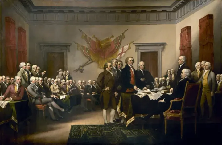 Declaration of Independence — John Trumbull, 1819