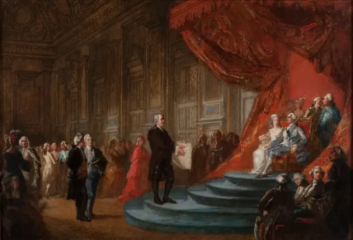 Franklin received at the Court of France, 1778