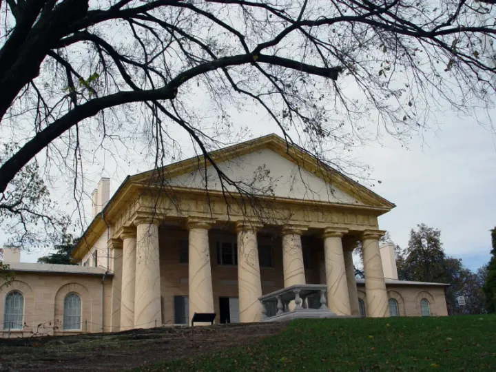 Arlington House, the Lee family estate overlooking Washington, D.C.