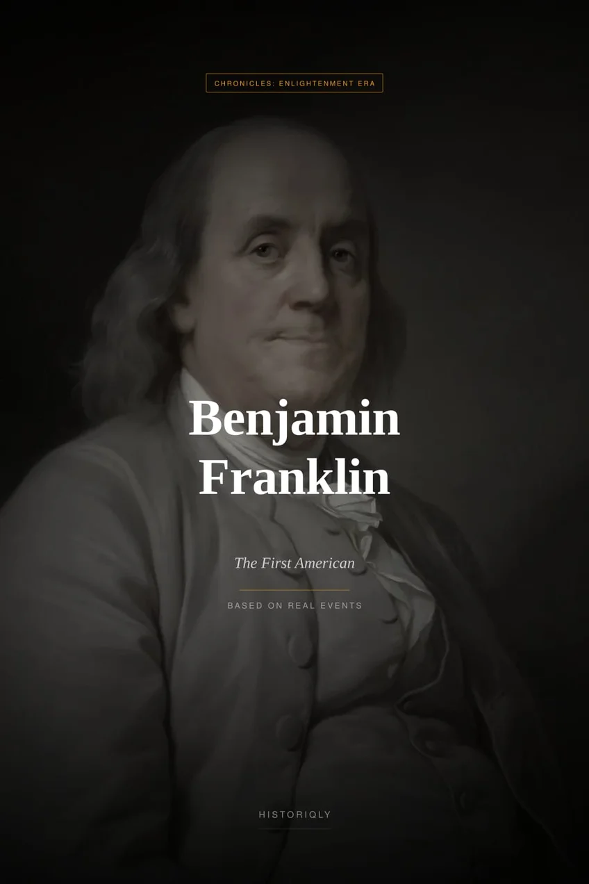 Benjamin Franklin — The First American — book cover