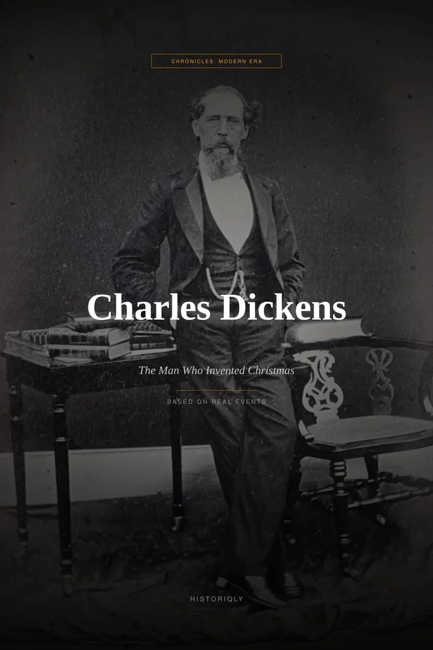Charles Dickens — The Man Who Invented Christmas — book cover