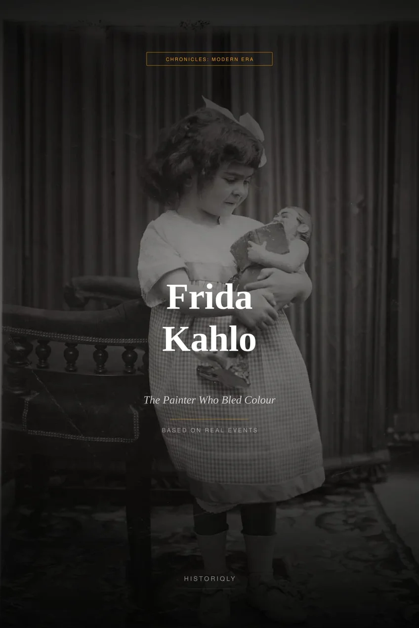 Frida Kahlo — The Painter Who Bled Colour — book cover