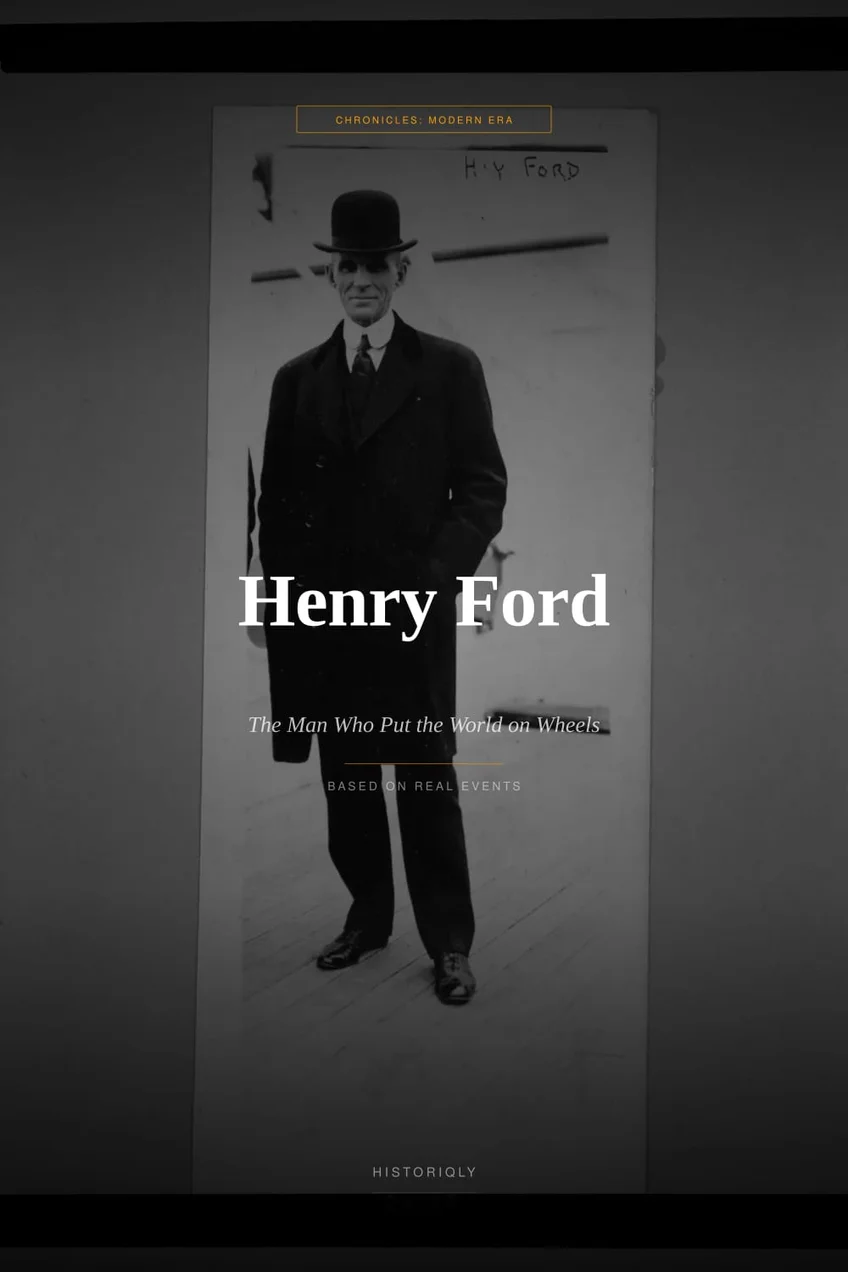 Henry Ford — The Man Who Put the World on Wheels — book cover