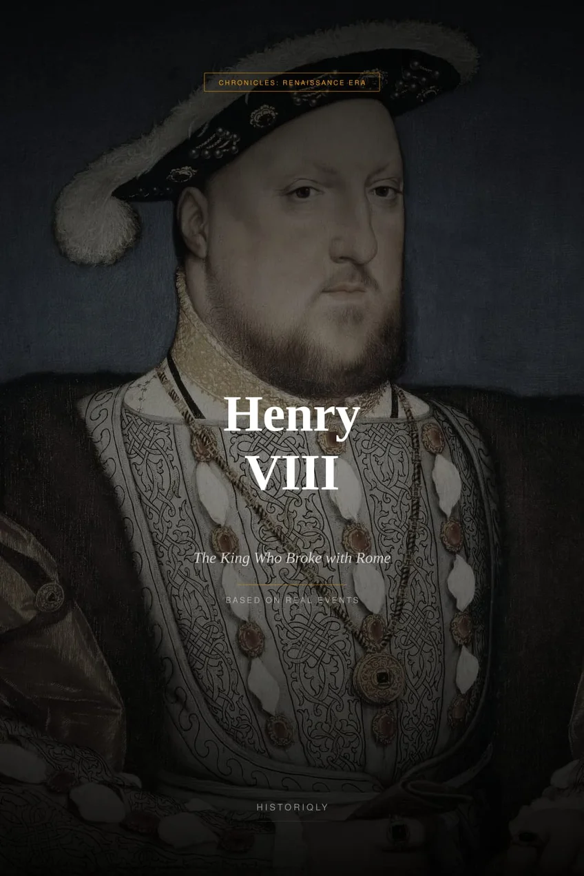 Henry VIII — The King Who Broke with Rome — book cover
