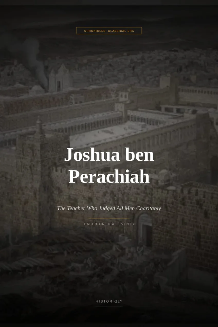 Joshua ben Perachiah — ebook cover