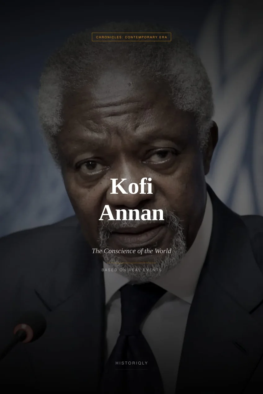 Kofi Annan — The Conscience of the World — book cover