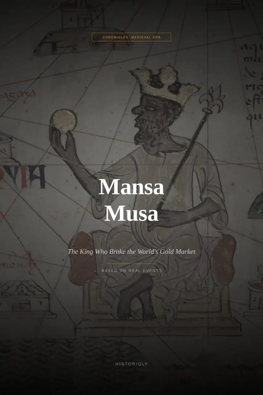 Mansa Musa — The King Who Broke the World's Gold Market — book cover