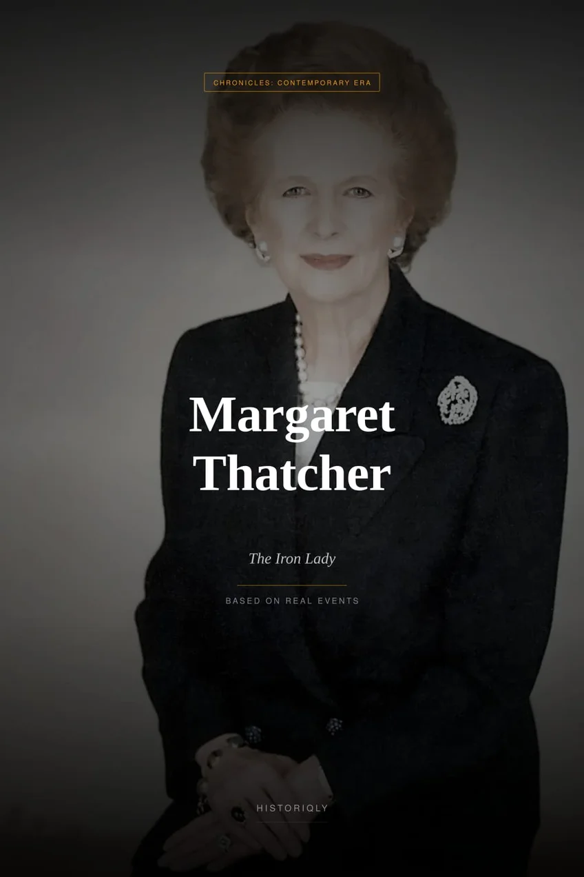Margaret Thatcher — The Iron Lady — book cover