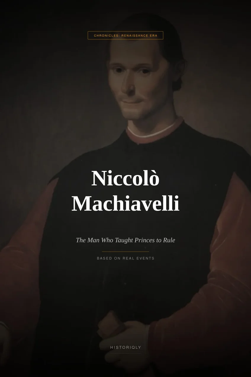 Niccolò Machiavelli — The Man Who Taught Princes to Rule — book cover