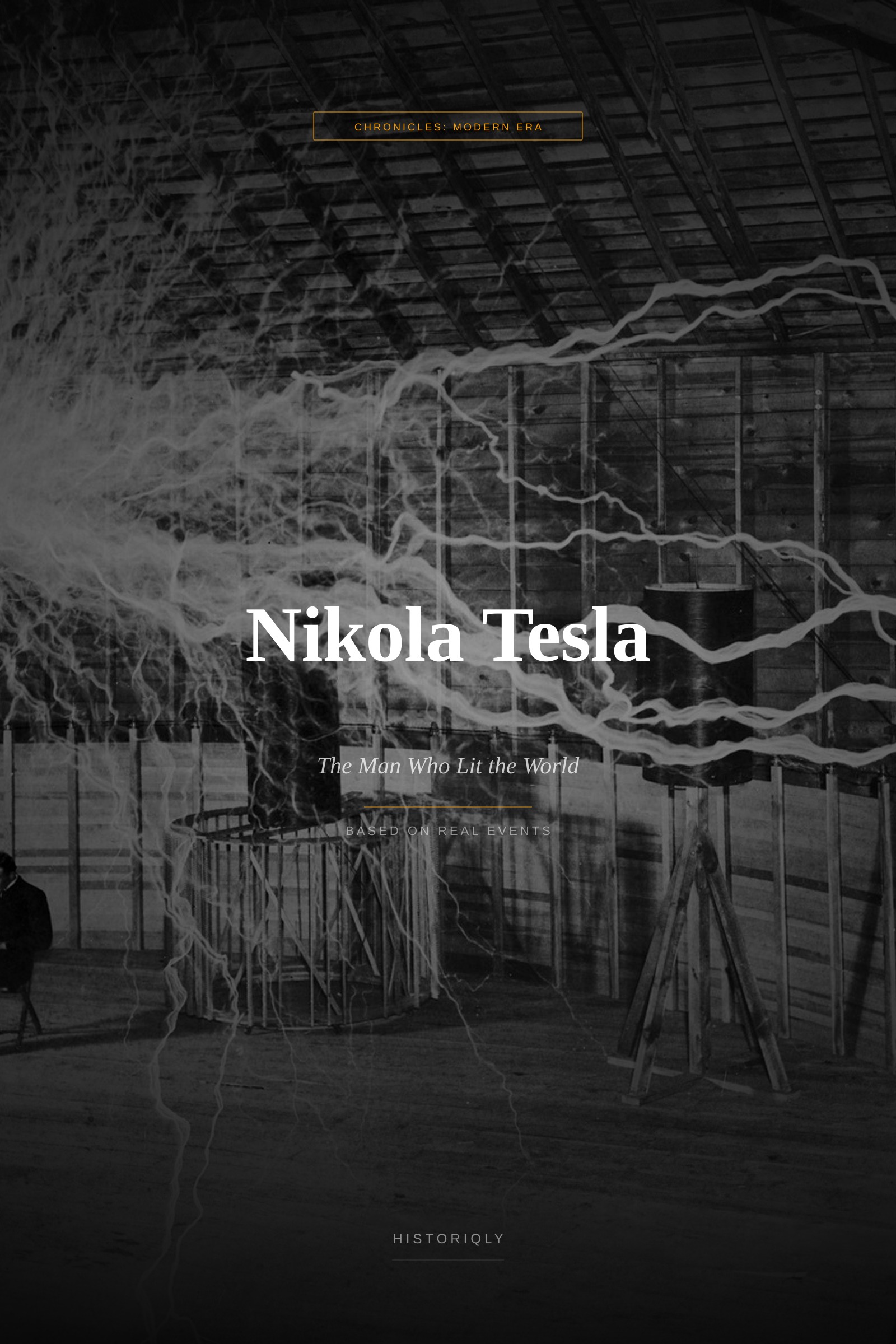 Nikola Tesla — The Man Who Lit the World — ePub book cover