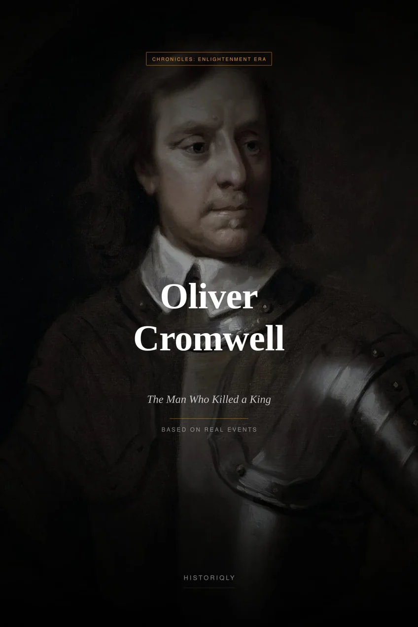 Oliver Cromwell — The Man Who Killed a King — book cover