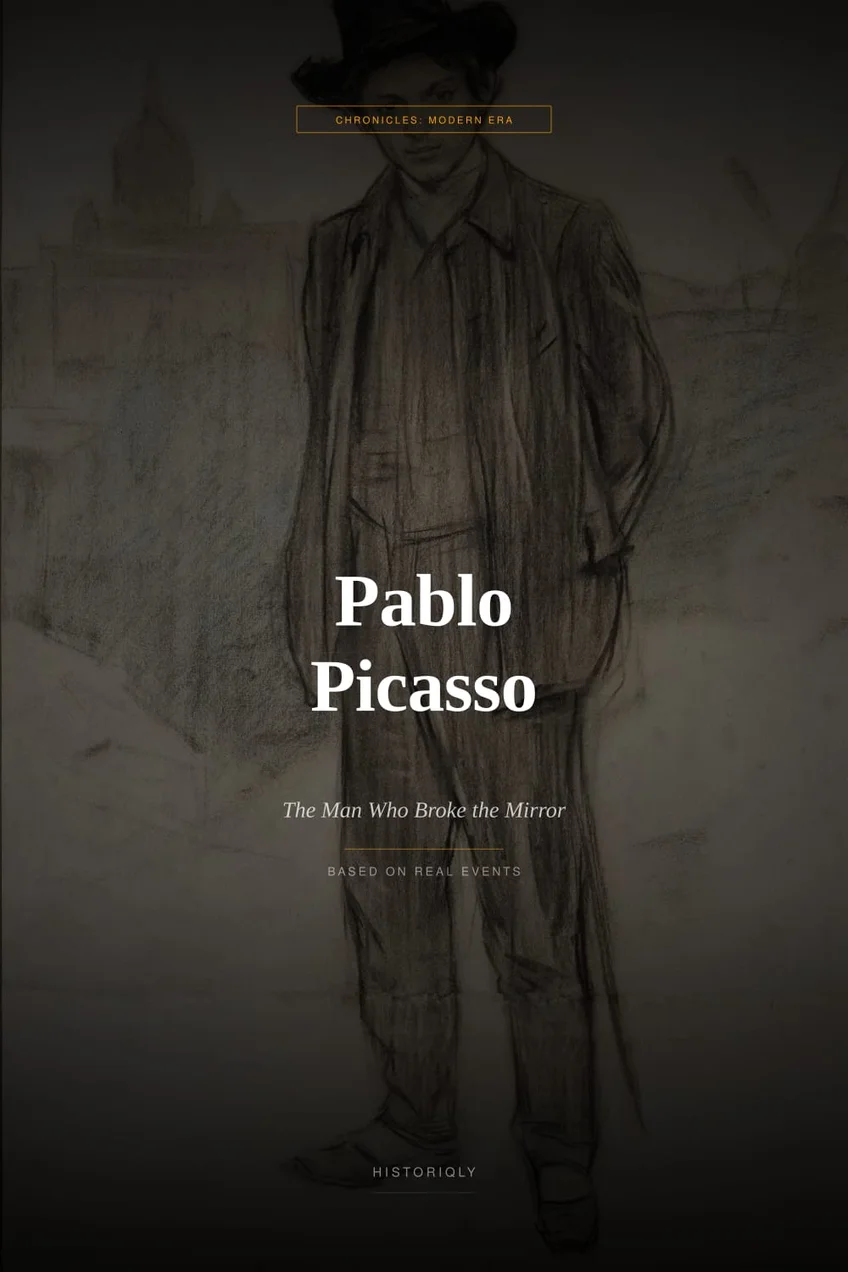 Pablo Picasso — The Man Who Broke the Mirror — book cover