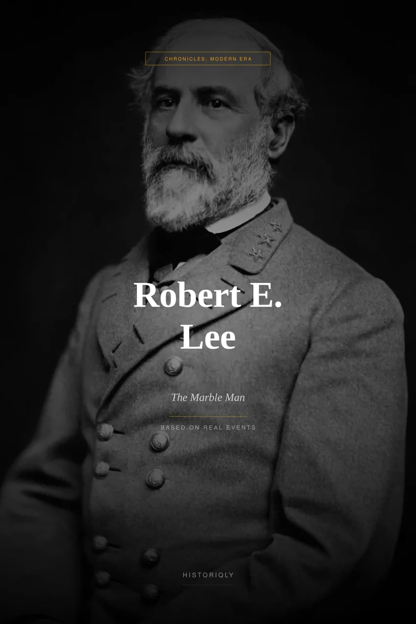 Robert E. Lee — The Marble Man — book cover