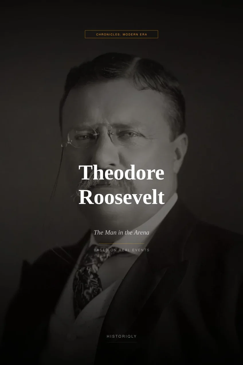 Theodore Roosevelt — The Man in the Arena — book cover