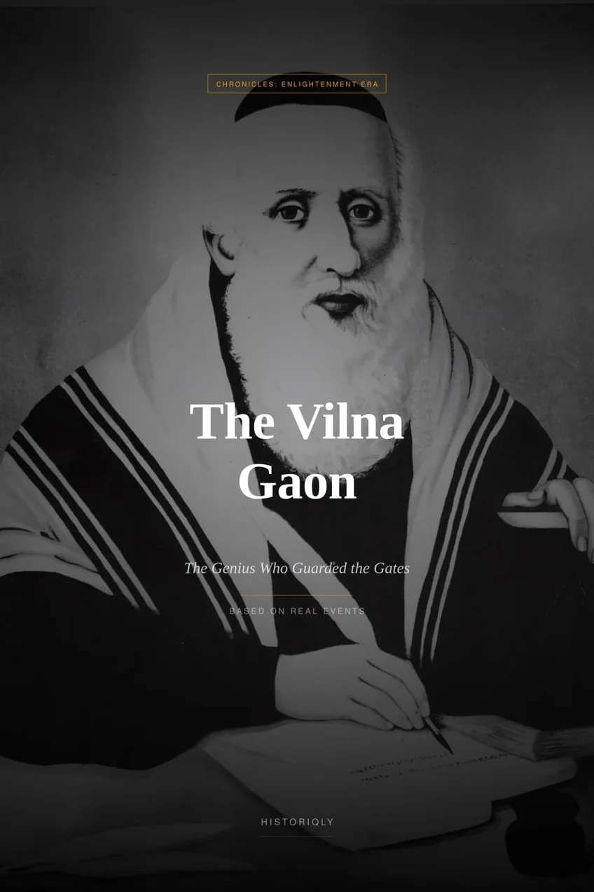 The Vilna Gaon — The Genius of Vilna — book cover