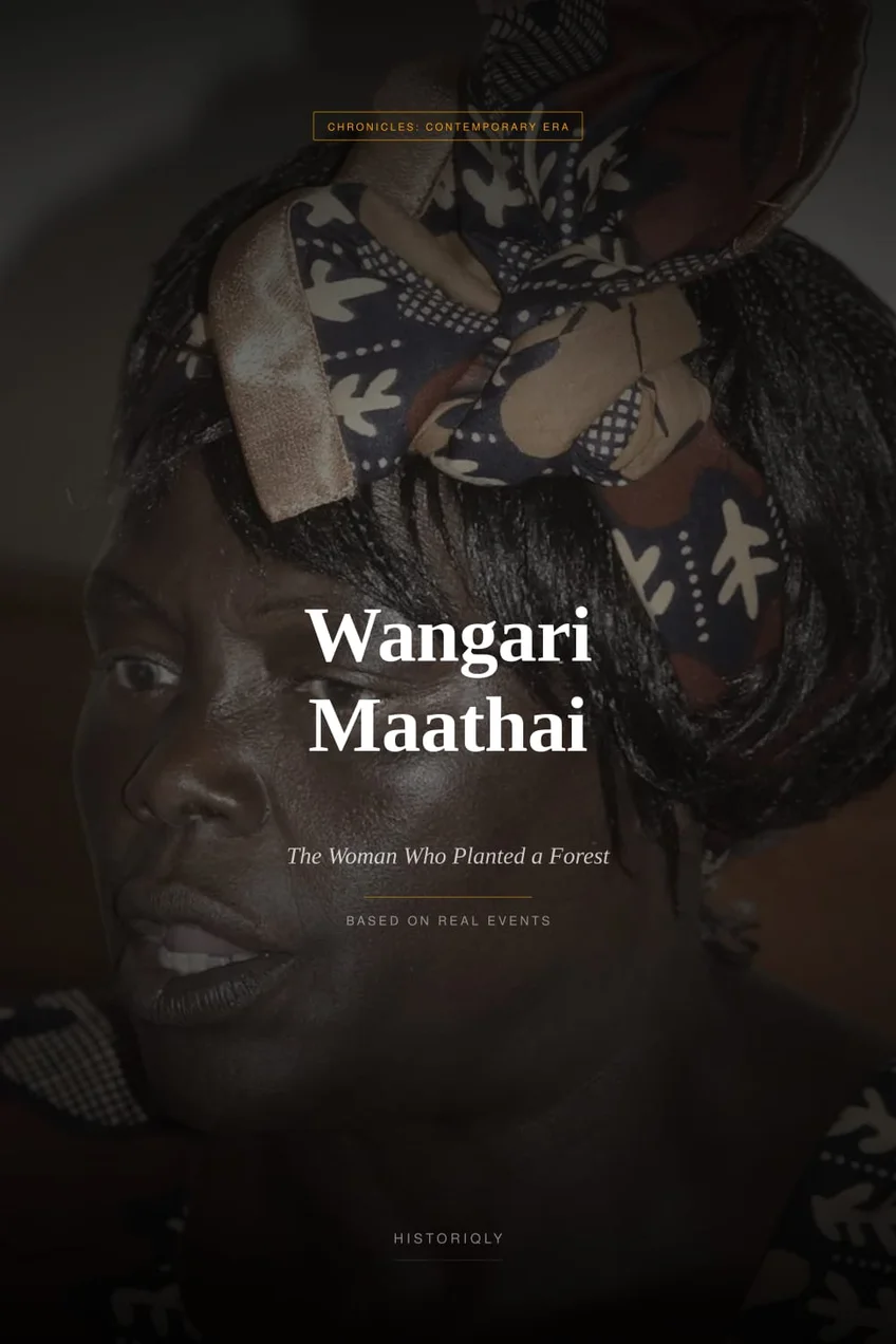 Wangari Maathai — The Woman Who Planted a Forest — book cover
