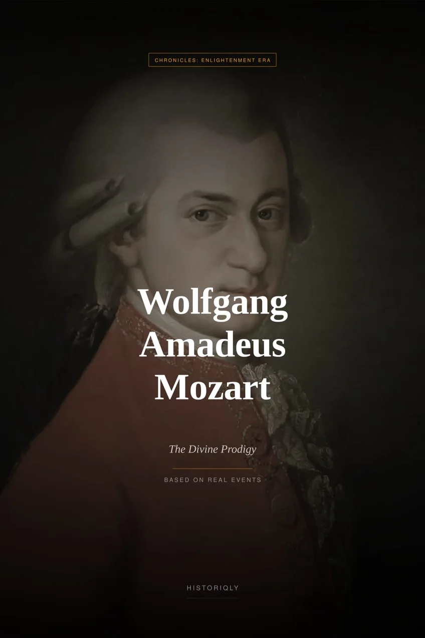 Wolfgang Amadeus Mozart — The Divine Prodigy — book cover